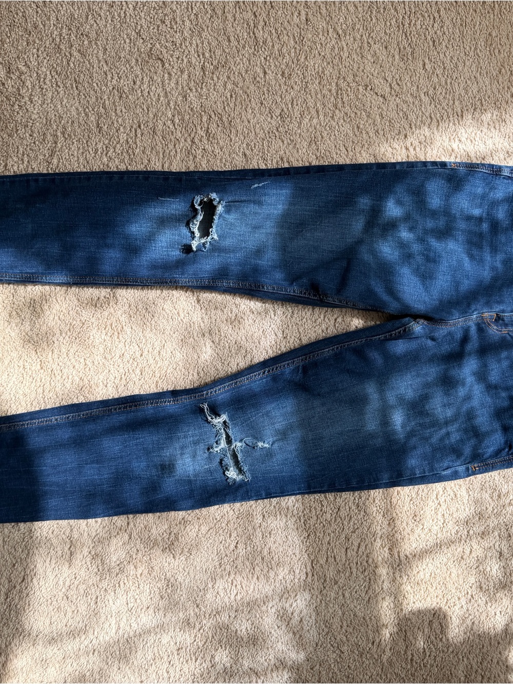 Old Navy Rockstar Super Skinny Distressed Jeans Size 12 Tall